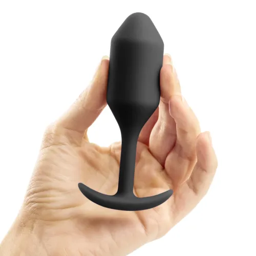 b-vibe snug plug 2 black - anatomiczny model silikonowy, 111g na Arena.pl