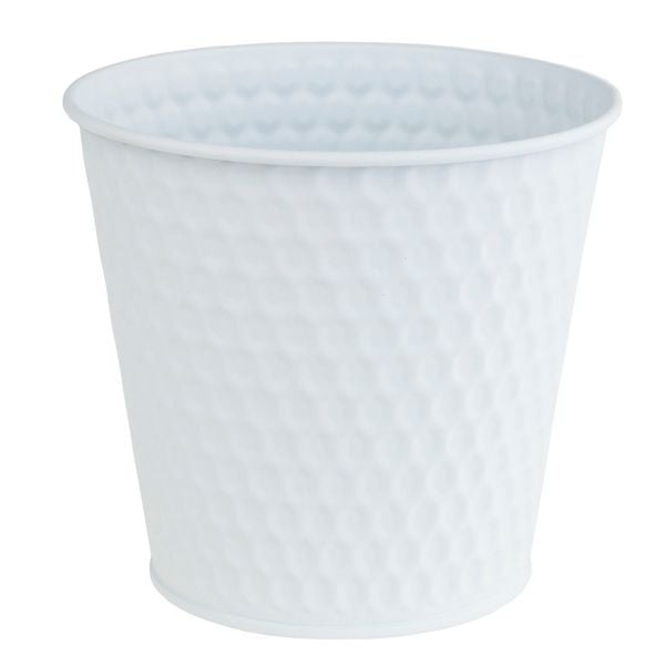 OSŁONKA NA DONICZKĘ METALOWA DONICZKA BIAŁA ozdobn zdjęcie 5