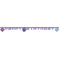 baner urodzinowy papierowy k-pop 2 m 1 szt.