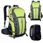 Plecak turystyczny 40L Traper 2 GREEN z pokrowcem przeciwdeszczowym 45l M