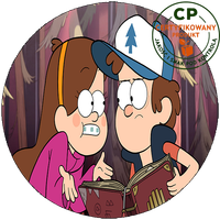 Opłatek na tort Wodogrzmoty Małe/Gravity Falls