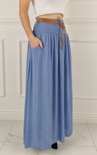 ZWIEWNA DŁUGA SPÓDNICA MAXI DO KOSTEK BOHO DAMSKA na Arena.pl