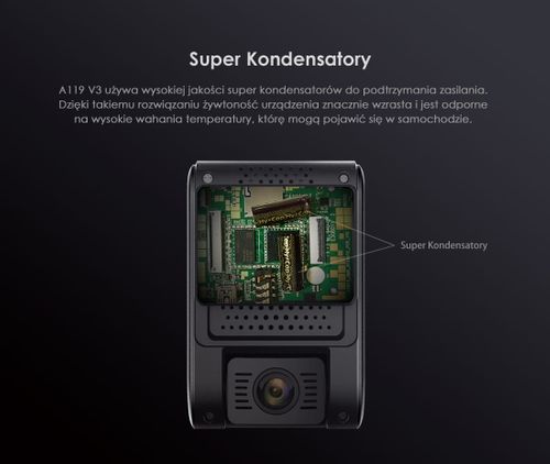 VIOFO A119 V3 - Kamera samochodowa na Arena.pl