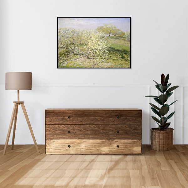Plakat 100x70cm Spring, Monet Vintage do Salonu zdjęcie 4