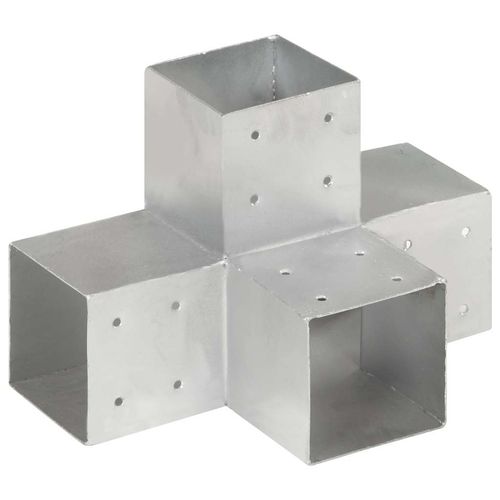Łączniki w kształcie X, 4 szt., galwanizowany metal, 101x101 mm na Arena.pl