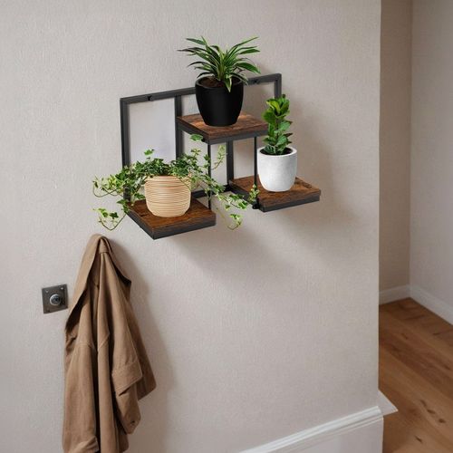 Kwietnik loftowy czarny JOSE RUSTIC postarzany dąb na Arena.pl