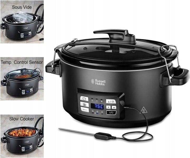 Wolnowar 3w1 Russell Hobbs Slow Cooker 6,5l Slow Cooker, Sous Vide zdjęcie 7