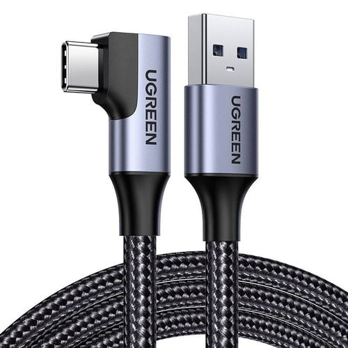 kabel usb do usb-c, kątowy ugreen us385, 3a, 1m (czarny) na Arena.pl
