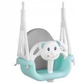 huśtawka kubełkowa 3w1 Ricokids turkusowy MAŁPISZON