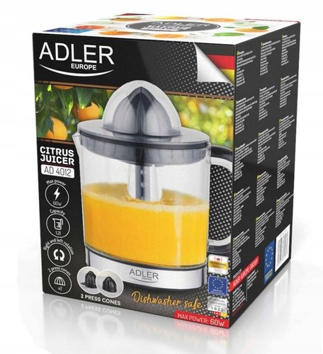 ELEKTRYCZNA WYCISKARKA do CYTRUSÓW OWOCÓW SOKU SOKÓW CYTRYN PORARAŃCZY 1,2L na Arena.pl