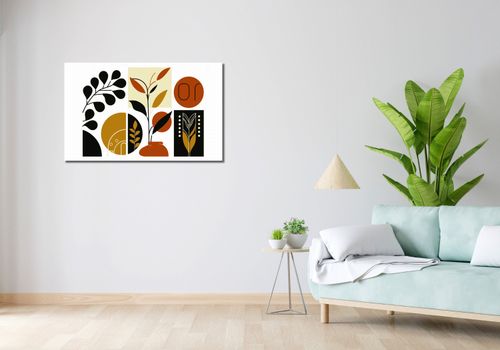 Obraz 100x60cm Kolaż Botaniczny na Arena.pl