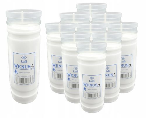 Rewelacyjne wkłady do zniczy Parafinowe Lato Wenus 4 Linis 4dni 20szt. na Arena.pl