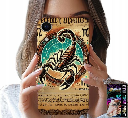 ETUI DO IPHONE XR - SKORPION ZNAK ZODIAKU ASTRONOMIA + FOLIA na Arena.pl
