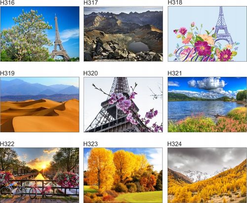 Fototapeta 3D widok kwiaty góry we mgle 200x130 FL na Arena.pl