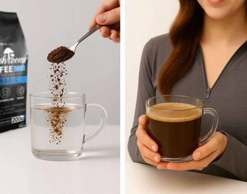 KAWA Z GRZYBÓW 9 w 1 Lions Mane Cordyceps Chaga Reishi MCT Błonnik na Arena.pl