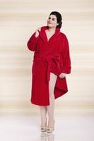 PODOMKA ELIZA DŁUGA CZERWONA PLUS SIZE