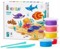 HEY CLAY OCEAN+ AKCESORIA MASA PLATYCZNA 15 TUBEK TM TOYS 15014