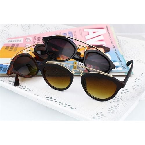 okulary przeciwsłoneczne kocie - brązowe w panterke matowe oprawki ok93wz3 na Arena.pl