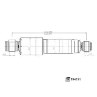 AMORTYZATOR TYL L/P Mazda BT-50 I 2006 2007 2008 2009 2010 2011 2012 2013
