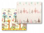 Mata Edukacyjna Piankowa Mata dla Dzieci Duża 200x180cm Miarka Wzrostu