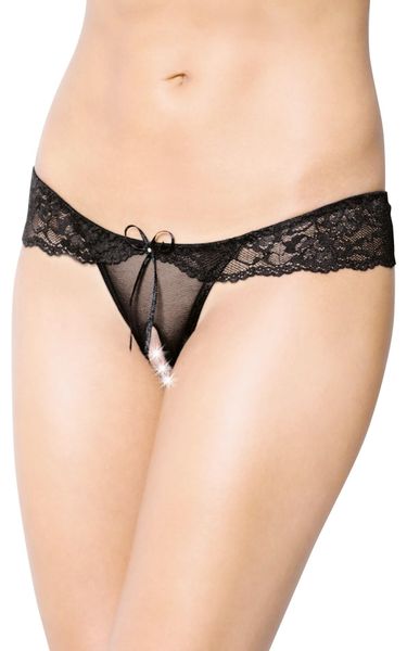 G-String 2443 - Black S/M zdjęcie 2