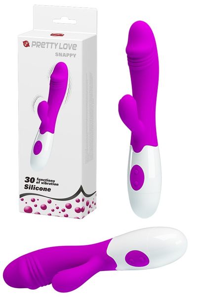 30 Programów Do Podwójnej Stymulacji Wibrator Prettylove Snappy zdjęcie 1