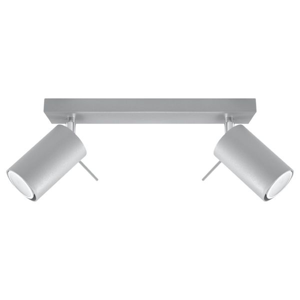 Plafon RING 2 szary zdjęcie 1