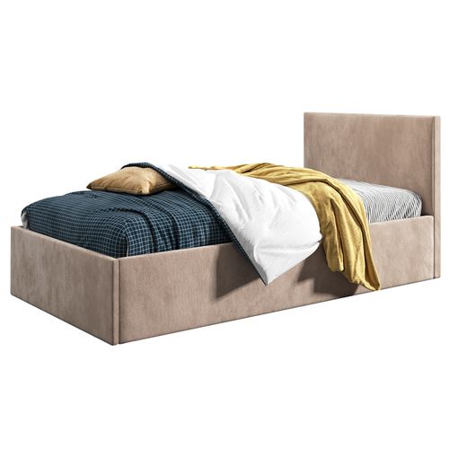 Łóżko młodzieżowe Tapczan 90x200 Basic Asti Czarny + POJEMNIK na Arena.pl