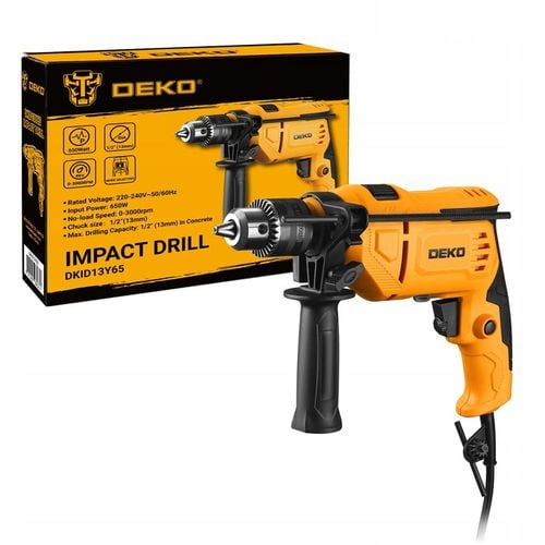 WIERTARKA UDAROWA Z UDAREM 650W REGULACJA OBROTÓW MOCNA DEKO na Arena.pl