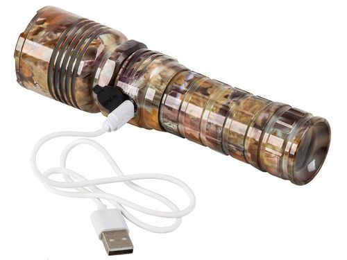 LATARKA MORO WOJSKO LED 1000M ZOOM USB AKU ALU LOTNICZE na Arena.pl