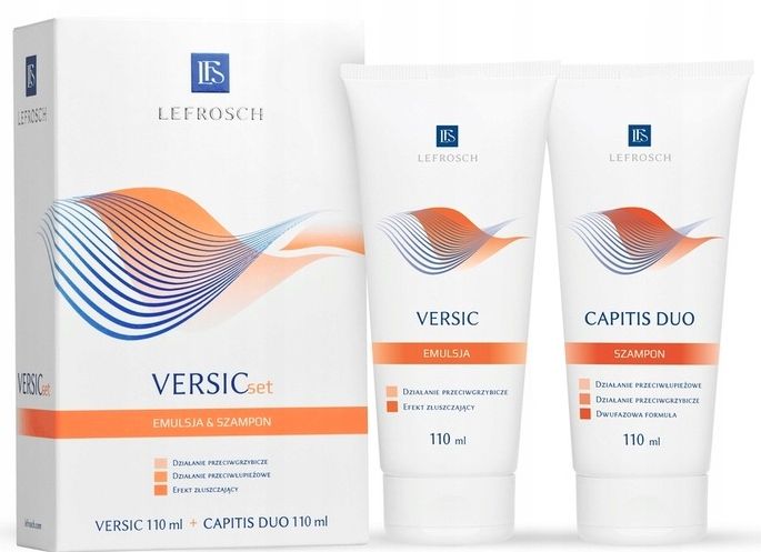 Lefrosch Versic Set emulsja + szampon 2 x 110 ml zdjęcie 1