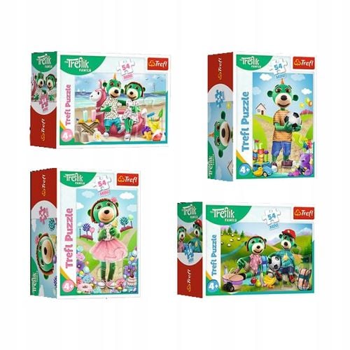 Puzzle 54 Mini Wesoły Świat Treflików 54119 na Arena.pl