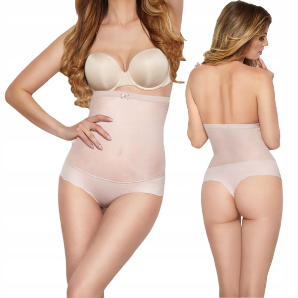 Mitex Glam Stringi Wyszczuplające Talię Róż L zdjęcie 7