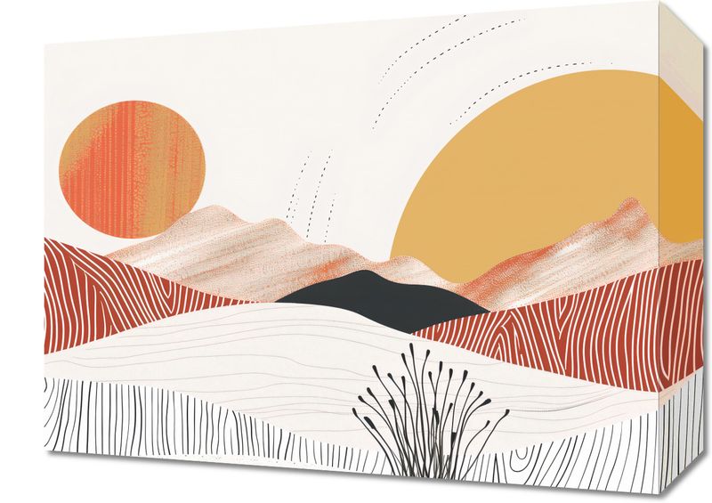 Obraz 40x30cm Roztańczone Słońce zdjęcie 1