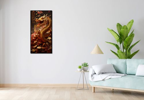 Plakat 50x100cm Smok Bogactwa na Arena.pl