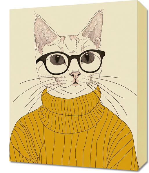 Obraz 40x50cm Intelektualista zdjęcie 1