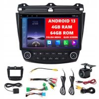 RADIO ANDROID 13 Honda Accord VII 7 2003-2008 CARPLAY AUTO BT WIFI 4GB/64GB