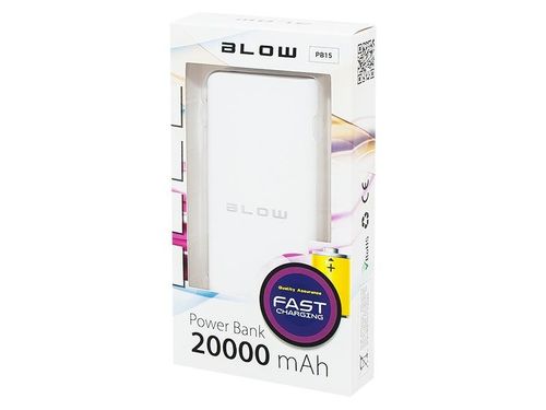 Power Bank 20000mAh 2xUSB PB15 biały na Arena.pl