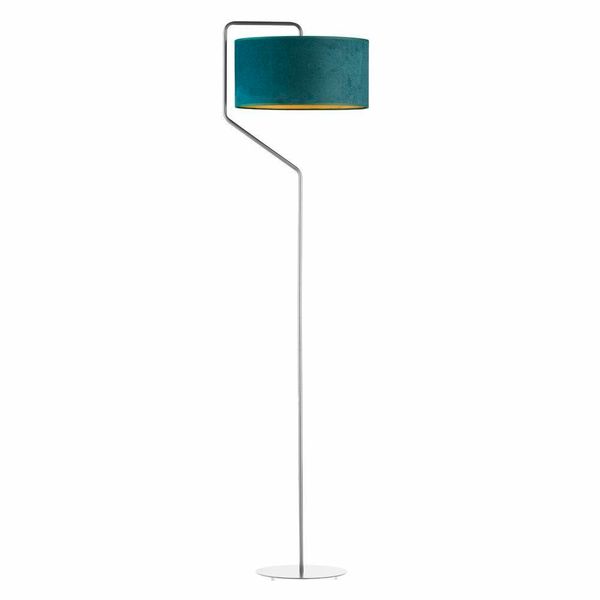 Lampa podłogowa TESALLIA GOLD chrom ziel zdjęcie 1