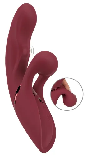 javida 2-function rabbit vibe thumpin silikonowy, 22,3 cm, fioletowy na Arena.pl