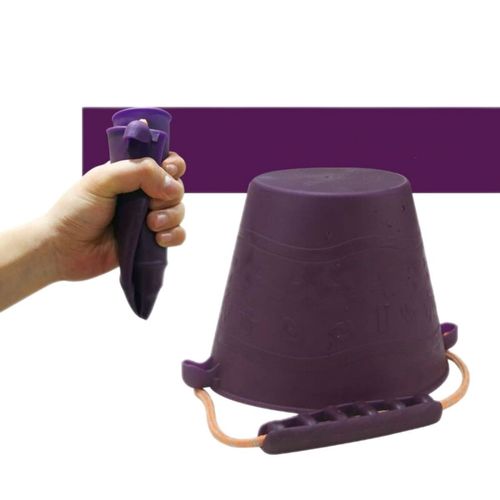 wiaderko do piaskownicy gumowe - fiolet na Arena.pl