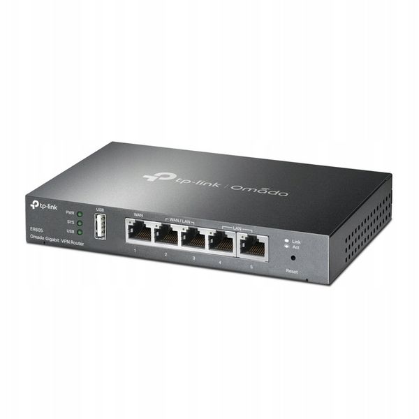 Router TP-LINK TL-ER605 Multi-WAN, VPN, Omada zdjęcie 2