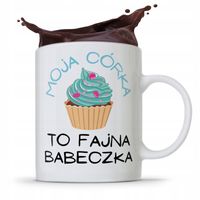 Kubek Prezent Dla Córki Dziecka Fajna Babeczka Z Nadrukiem Ze Zdjęciem