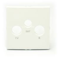 Efapel Base element centralny do gniazda antenowego satelitarnego biały 90775 TBR