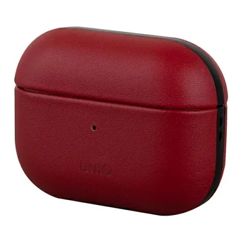 Etui UNIQ Terra Genuine Leather na AirPods Pro - czerwone na Arena.pl