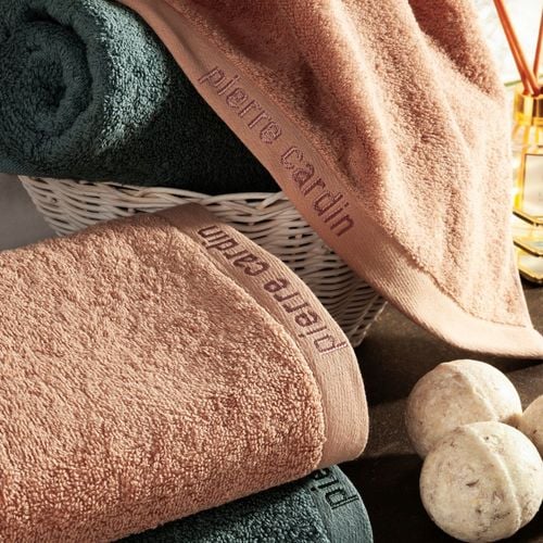 Ręcznik bawełniany Pierre Cardin lamówka z logo 70X140 biały na Arena.pl