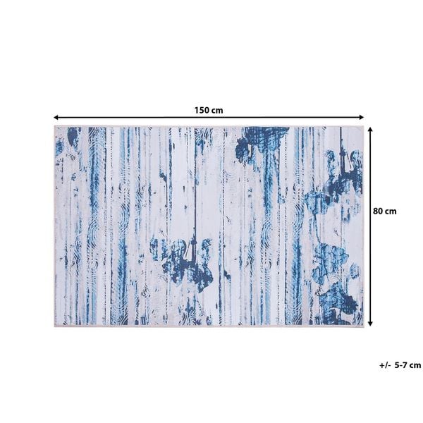 Dywan 80 x 150 cm niebieski BURDUR zdjęcie 7