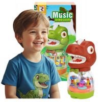Dinozaur skarbonka światełka melodie Interaktywna pozytywka PREZENT Chłopcy