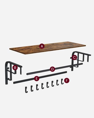 Półka z Wieszakami - LCR102B01 na Arena.pl