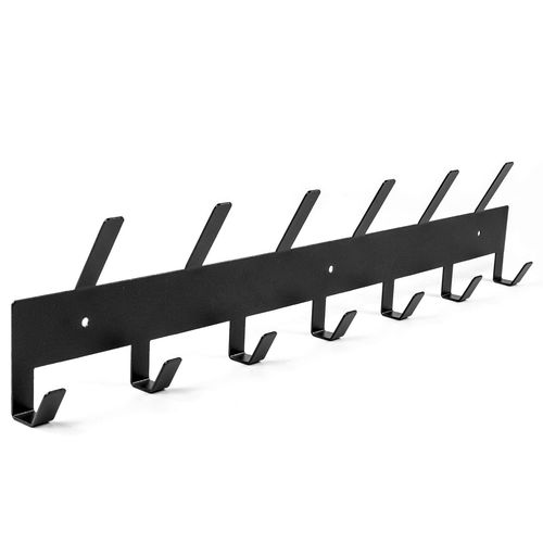 Czarny Wieszak Ścienny 13 Haczyków 52cm Loft na Arena.pl